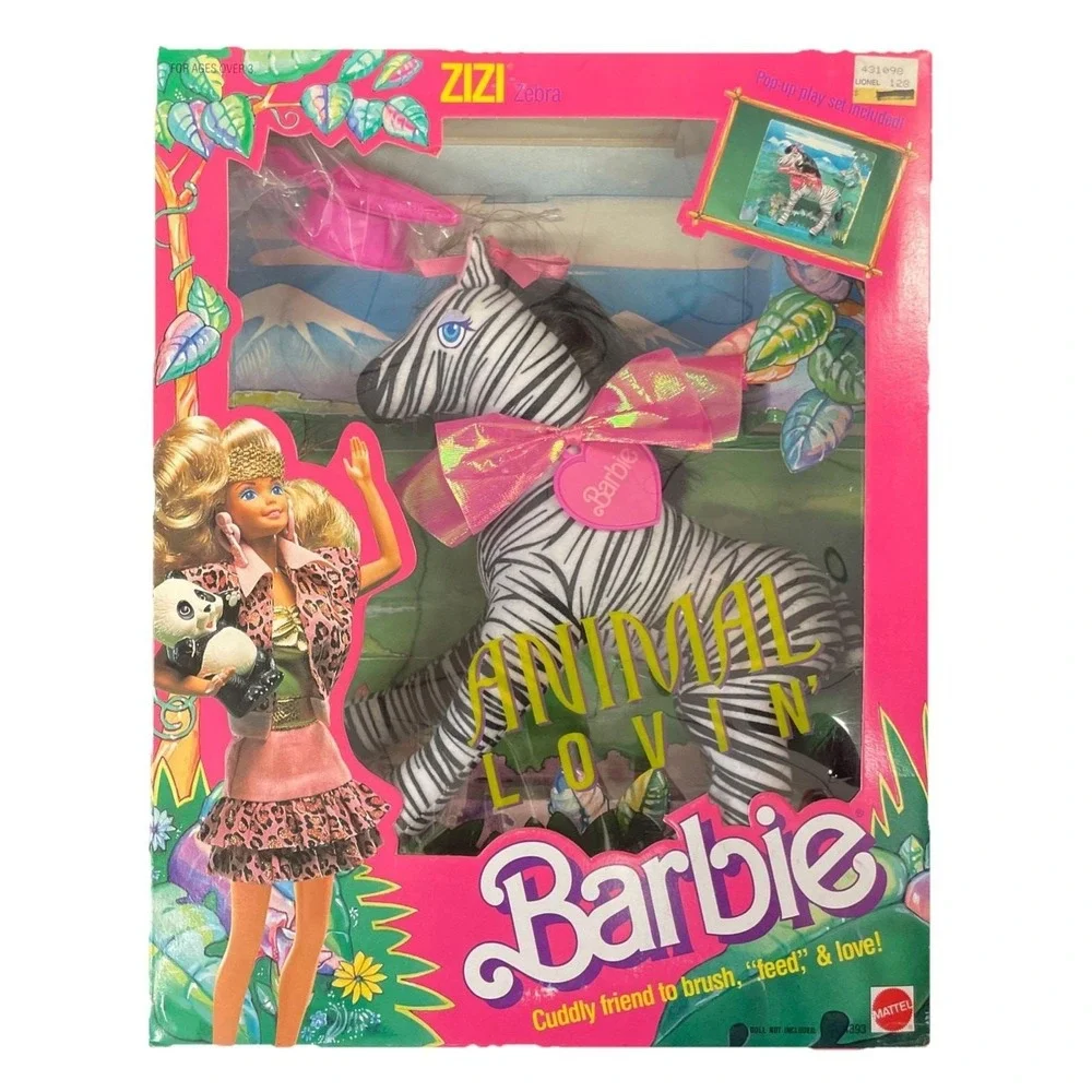Barbie Animal Lovin' Zizi Zebra Pop-Up‎ Play Set